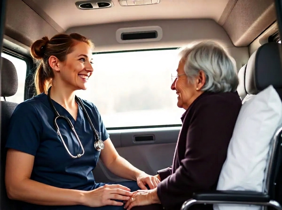 Assisted Living — long distance non-emergency medical transportation service by Compassion Care